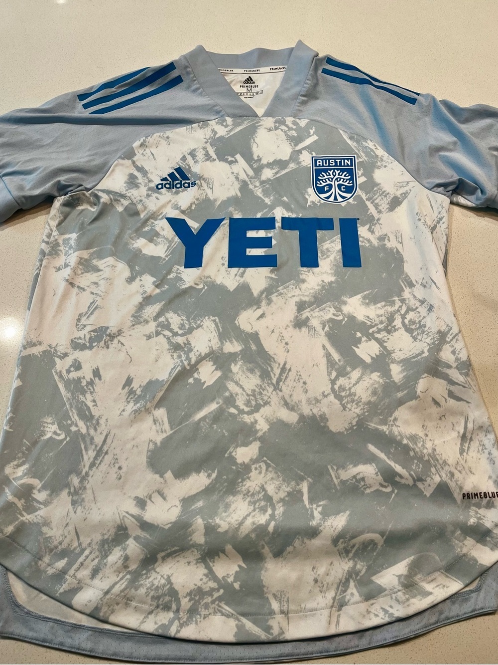 Adidas Austin FC Primeblue YETI Gray Soccer Jersey Men’s Medium MLS